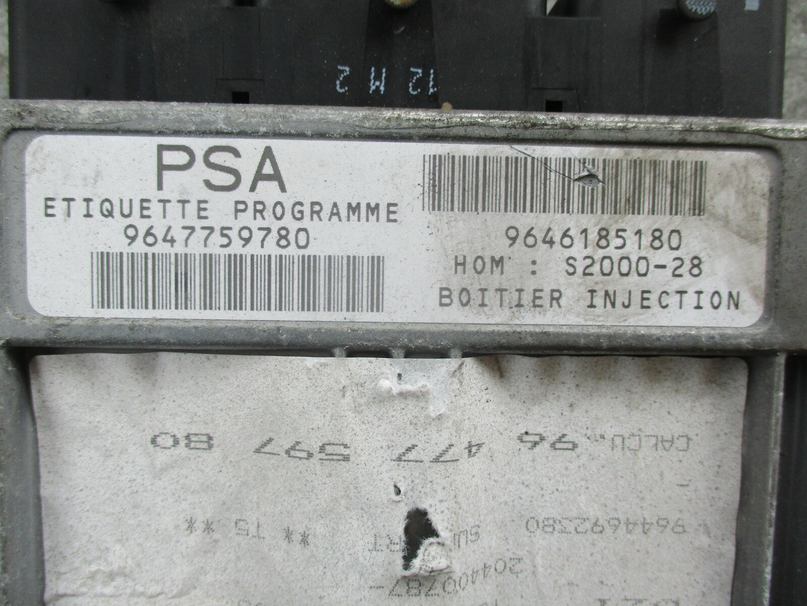 PEUGEOT 307 2006 1.4 16V (KFU) ECU ENGINE CONTROL UNIT 9647759780