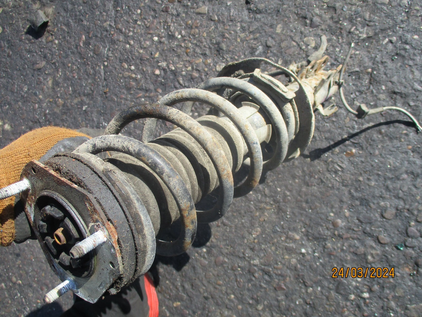 FORD TRANSIT COURIER 2014 OSF DRIVER SIDE FRONT SHOCK ABSORBER