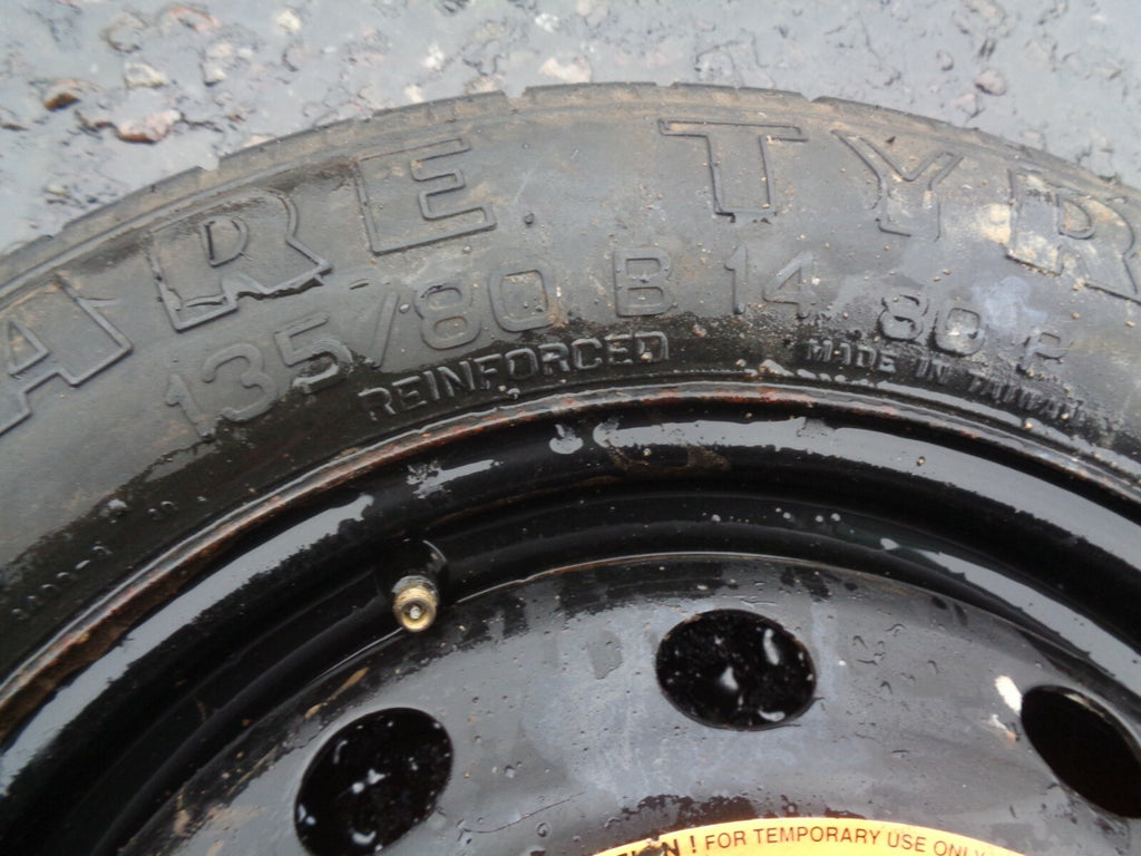 FIAT PUNTO MK2 2004 4 STUD STEEL WHEEL WITH TYRE 135/80B14
