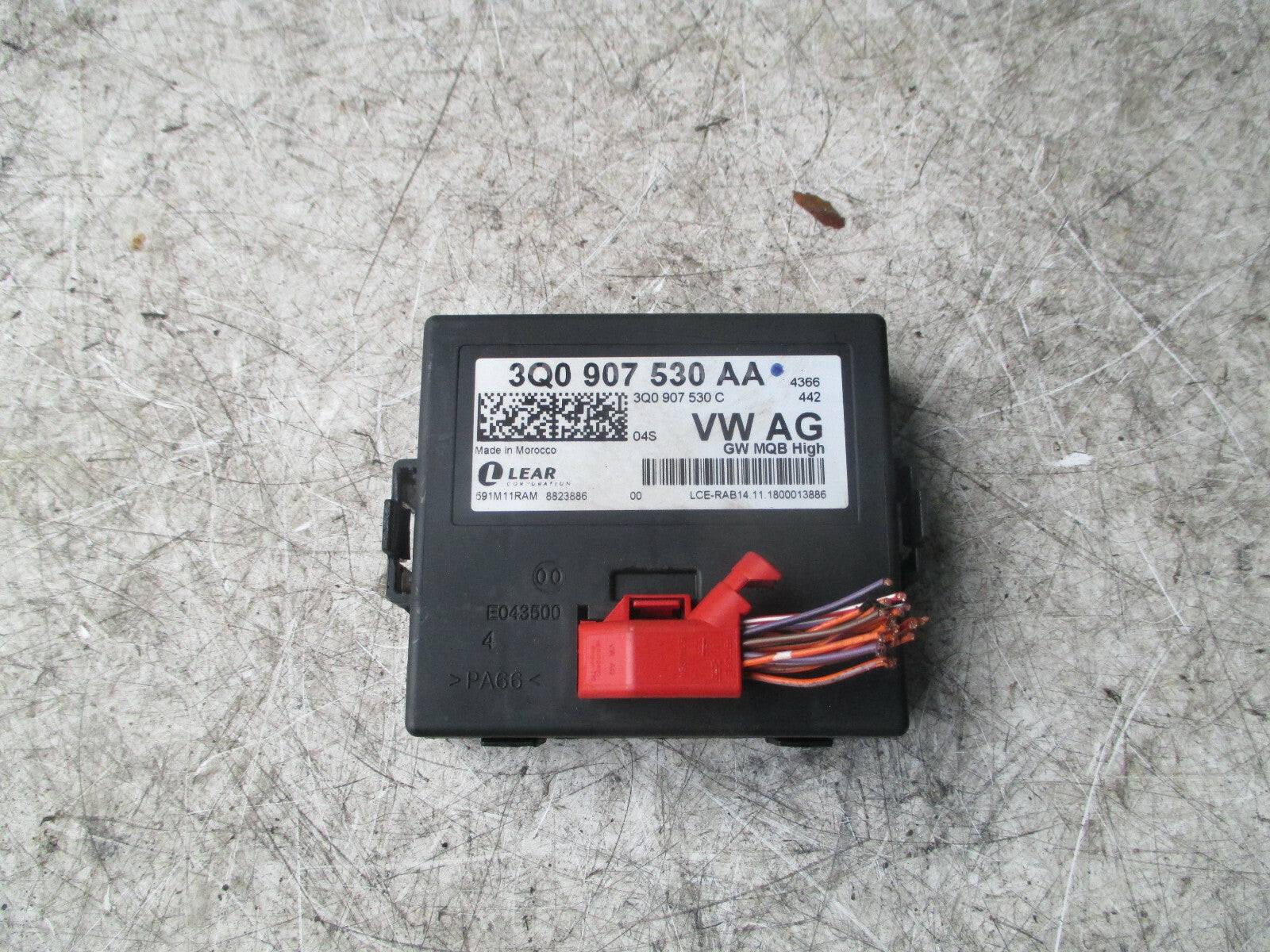 SKODA OCTAVIA 2019 MK4 GATEWAY CONTROL MODULE ECU 3Q0907530