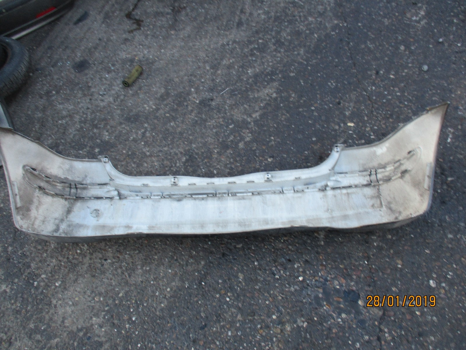 MERCEDES A CLASS W168 FACELIFT REAR BUMPER COMPLETE DARK GREY