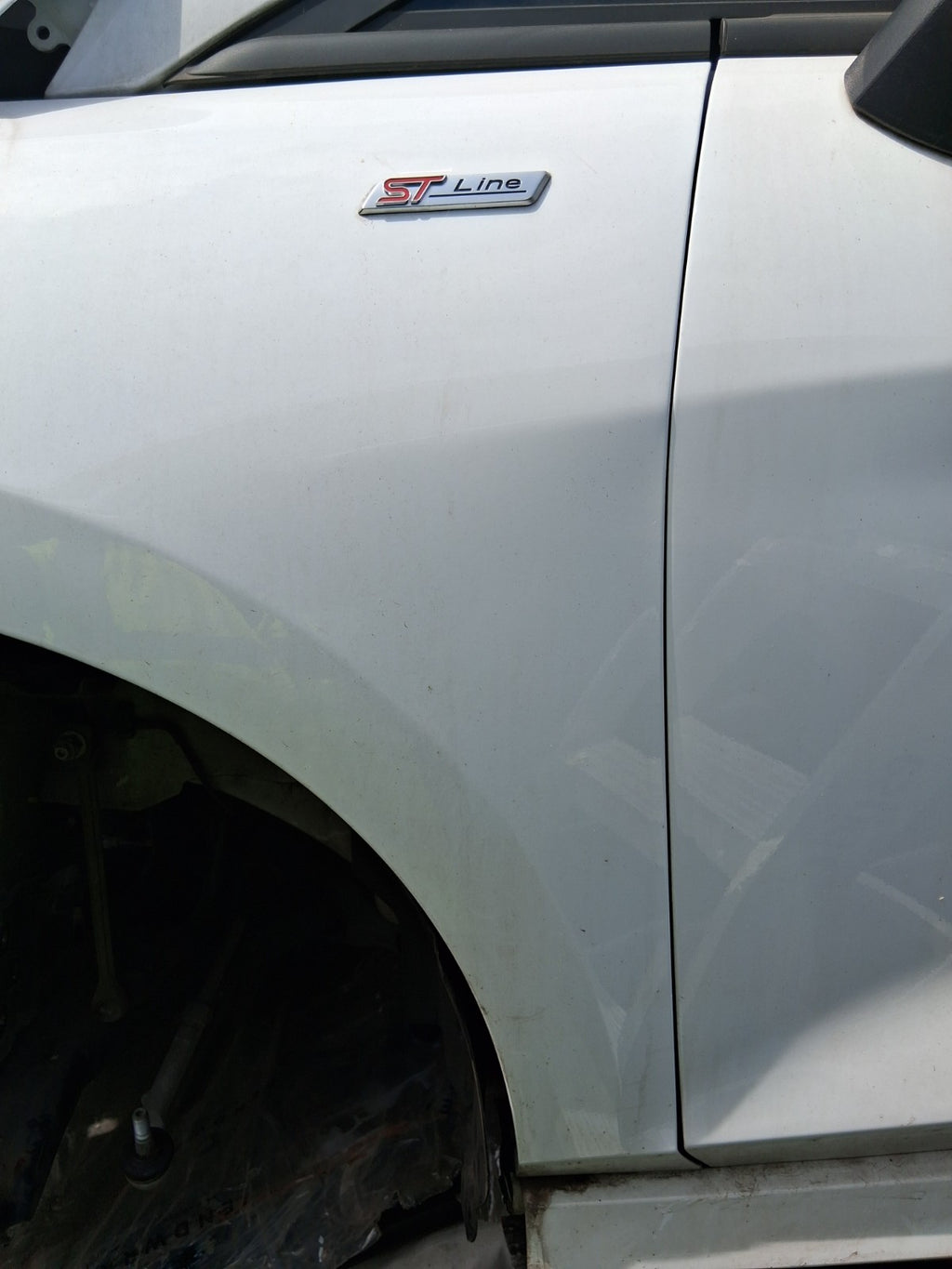 2023 FORD FIESTA MK8 NSF PASSENGER SIDE FRONT LEFT WING PANEL WHITE