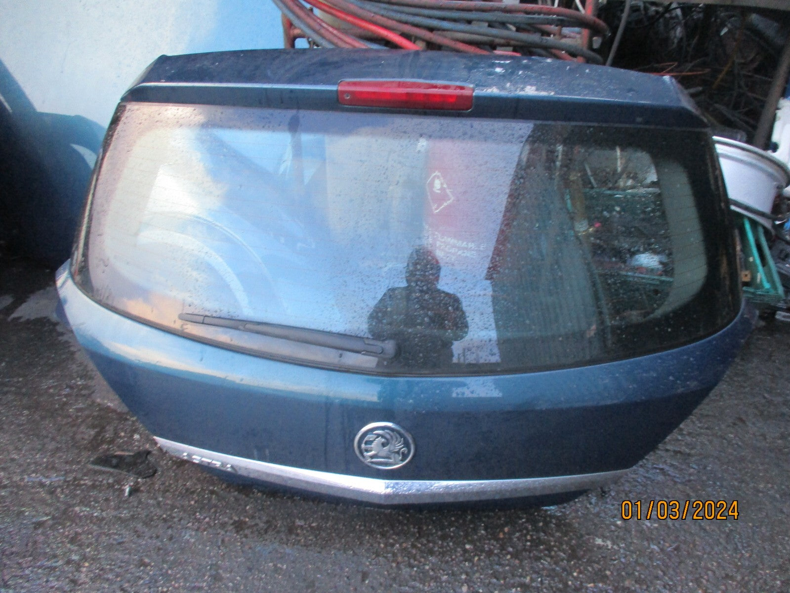 VAUXHALL ASTRA H 2007 5 DOOR REAR COMPLETE TAILGATE BOOTLID GREEN