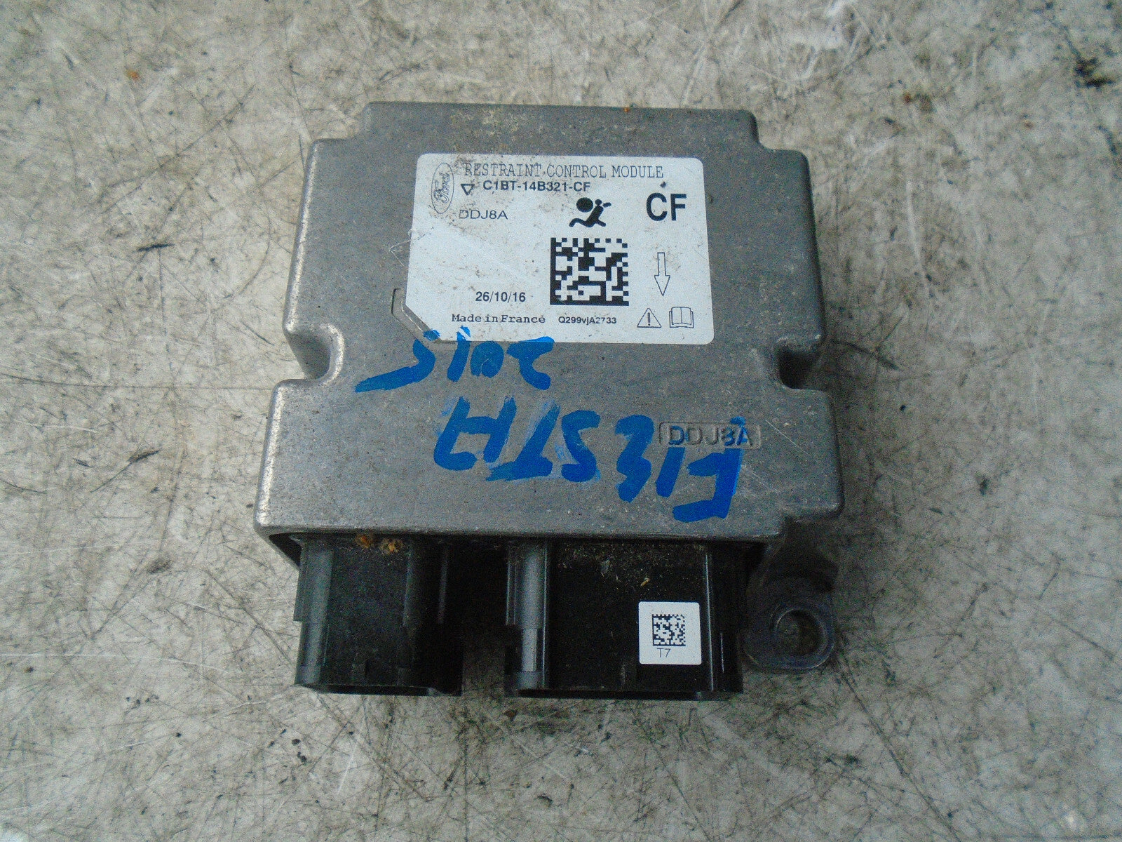 FORD FIESTA MK7 2016 SAFETY BAG CONTROL MODULE C1BT14B321CF