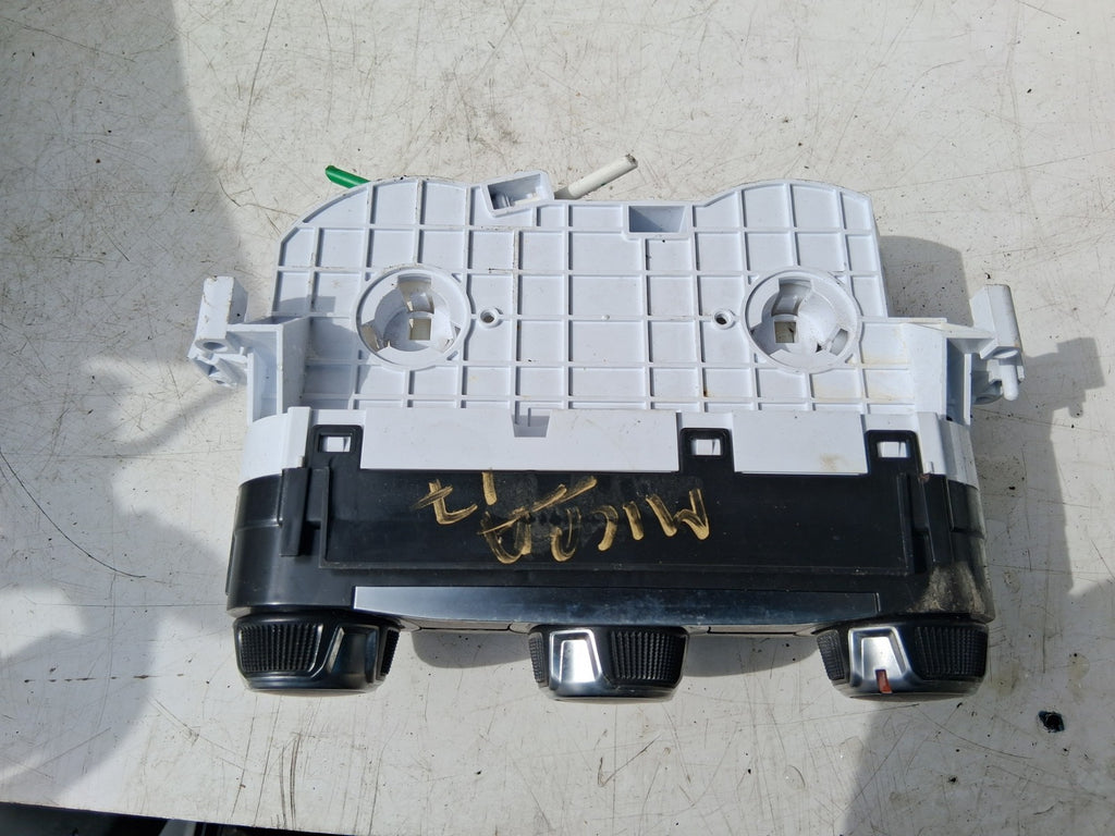 2017 NISSAN MICRA K14 AC HEATER CLIMATE CONTROL SWITCH PANEL
