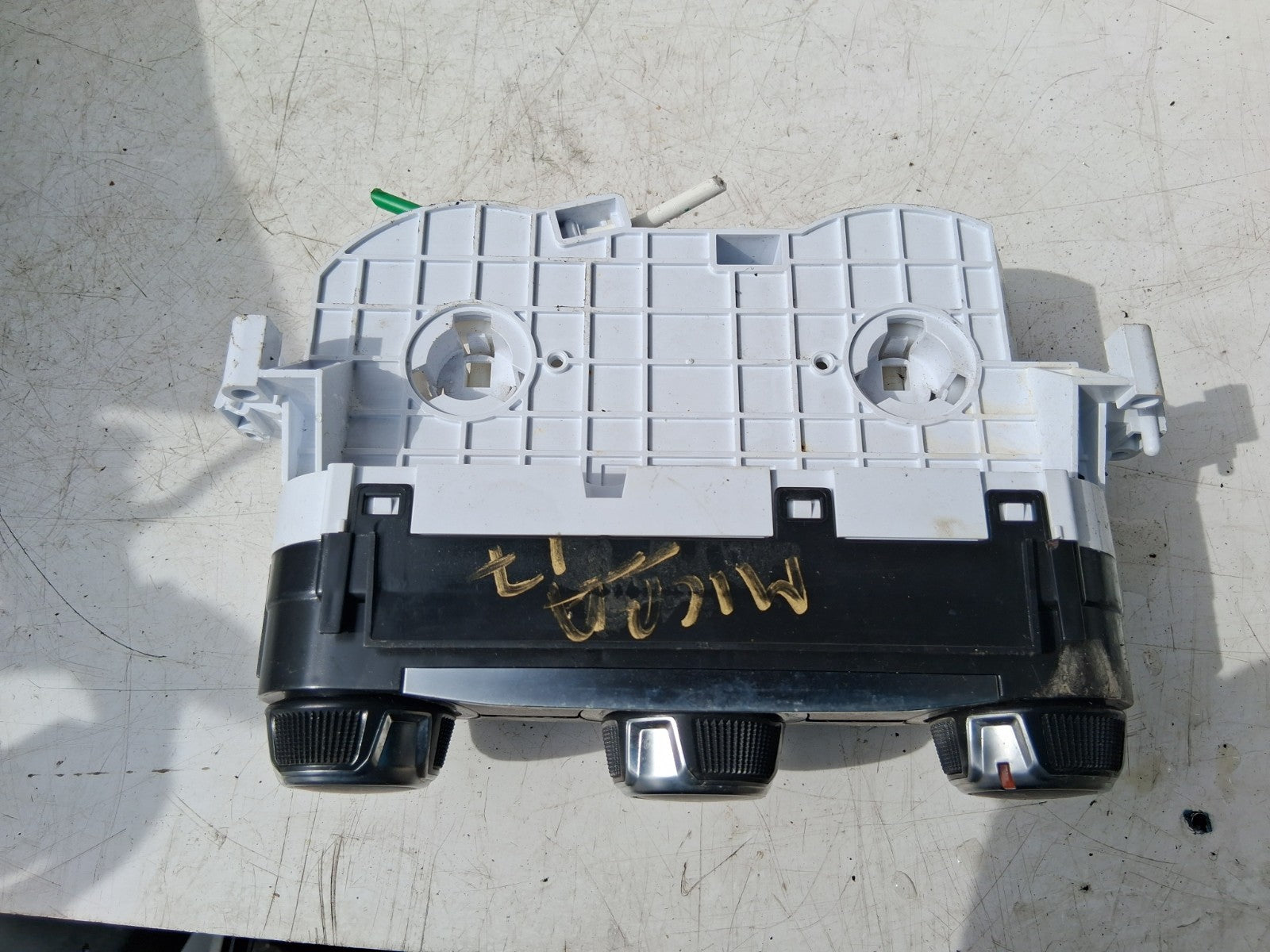 2017 NISSAN MICRA K14 AC HEATER CLIMATE CONTROL SWITCH PANEL