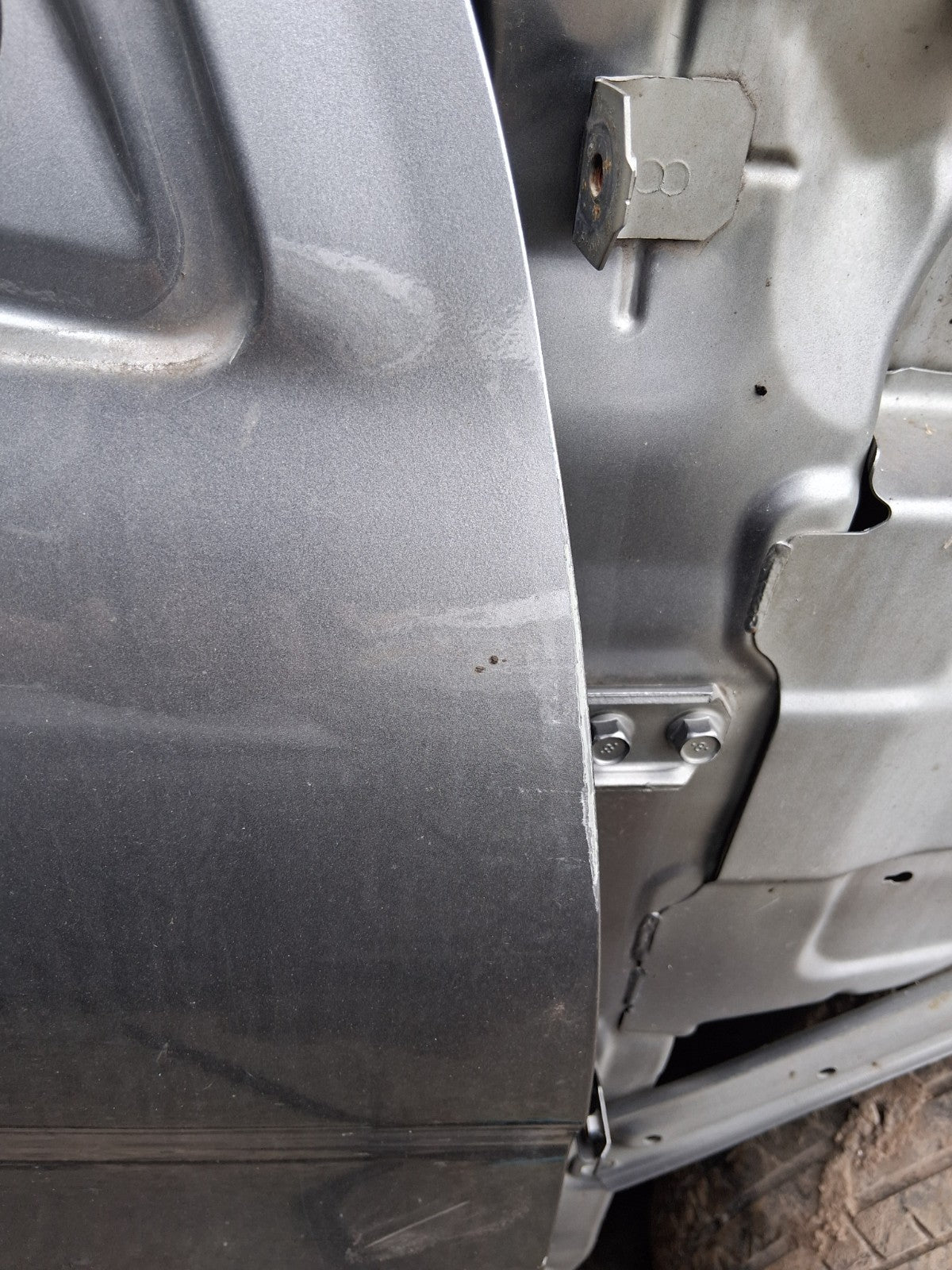 2020 MITSUBISHI ASX OSF DRIVER SIDE FRONT BARE DOOR SHELL TITANIUM GREY METALLIC