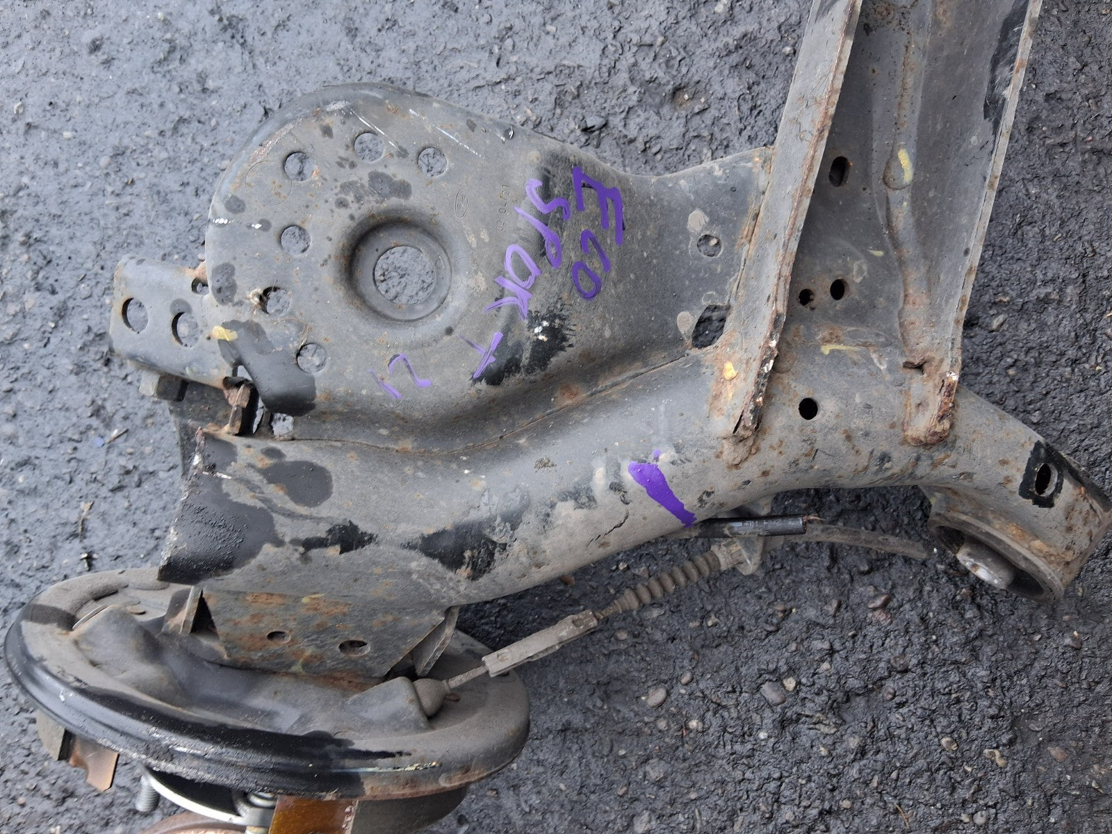 2021 FORD ECOSPORT MK2 1.0 PETROL REAR AXLE DISC TYPE