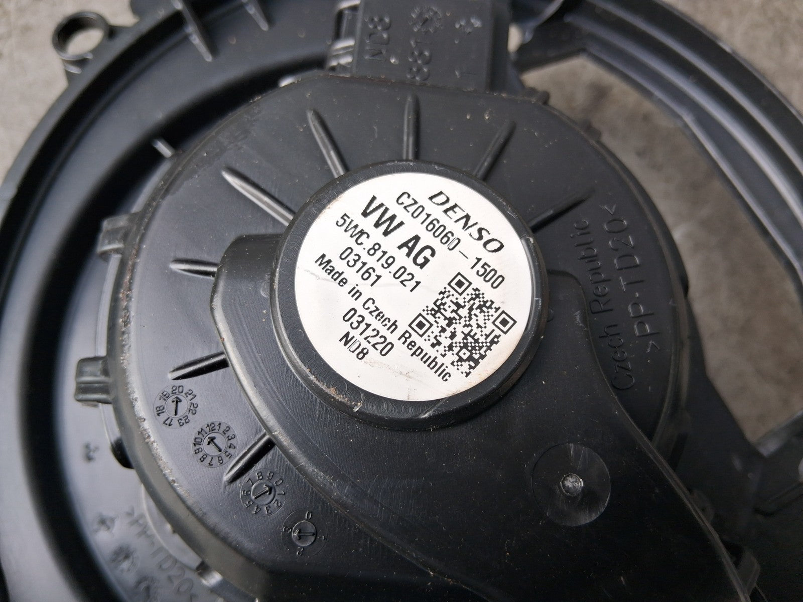 2022 VOLKSWAGEN CRAFTER MK2 HEATER BLOWER MOTOR FAN 5WC819021