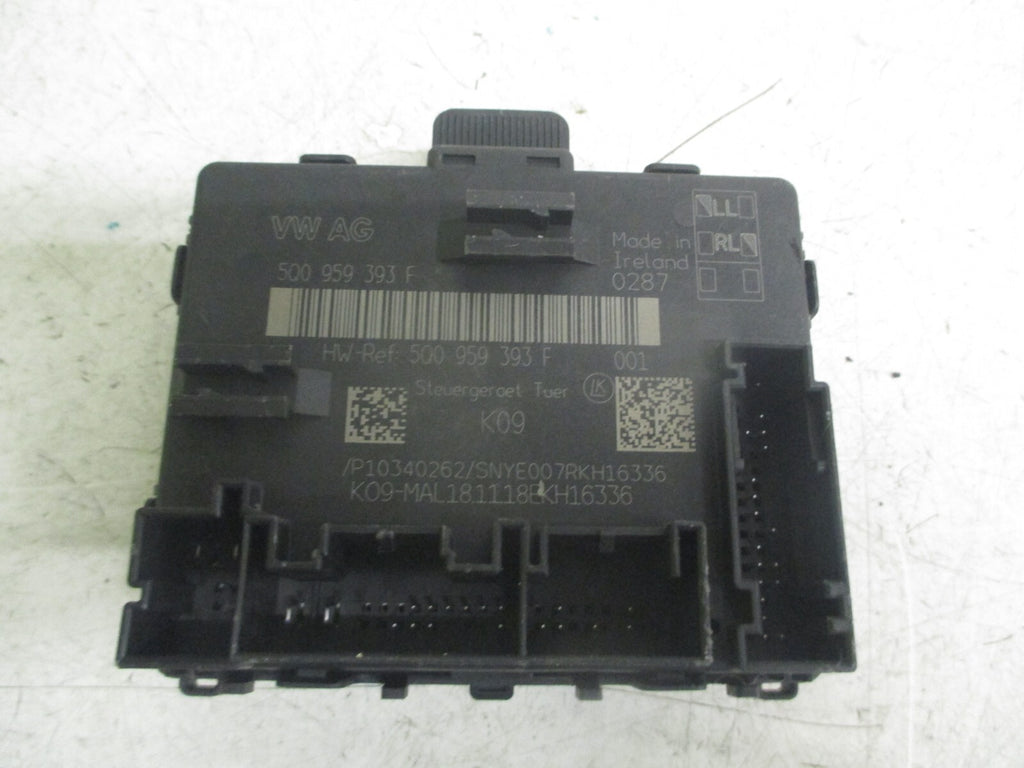 VW VOLKSWAGEN PASSAT B8 2018 OSF DRIVER SIDE FRONT DOOR MODULE ECU 5Q0959393F