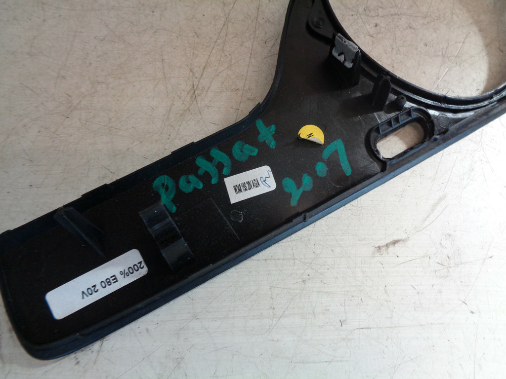 VW VOLKSWAGEN PASSAT B6 2007 DASHBOARD INSTRUMENT CLUSTER TRIM 3C2858335