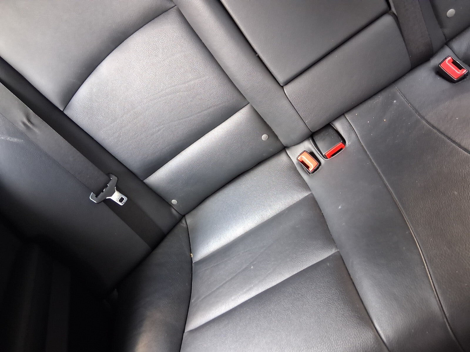 2012 BMW 5 SERIES F10 REAR BACK SEAT CENTER CONSOLE BENCH SEAT COMPLETE LEATHER