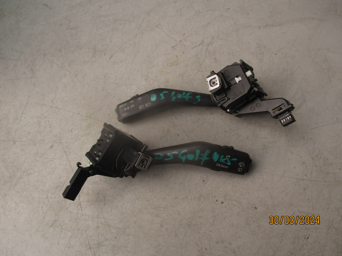 2005 VOLKSWAGEN GOLF MK5 WIPER AND INDICATOR STALKS 1K0953519A 1K0953513A