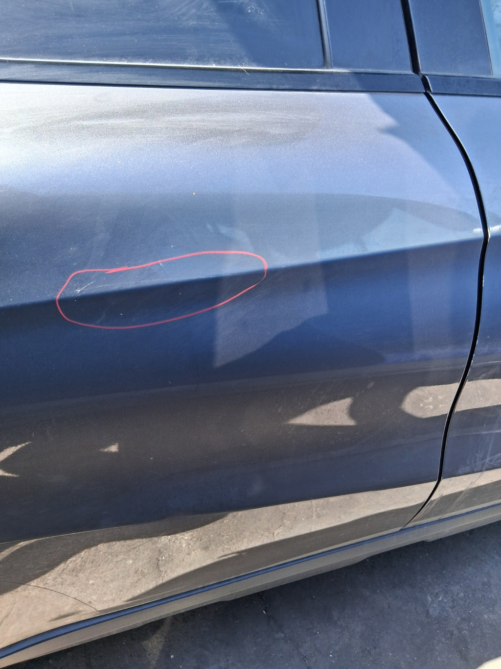 2019 MERCEDES BENZ GLA 180 X156 OSR DRIVER SIDE BARE DOOR MOUNTAIN GREY 787