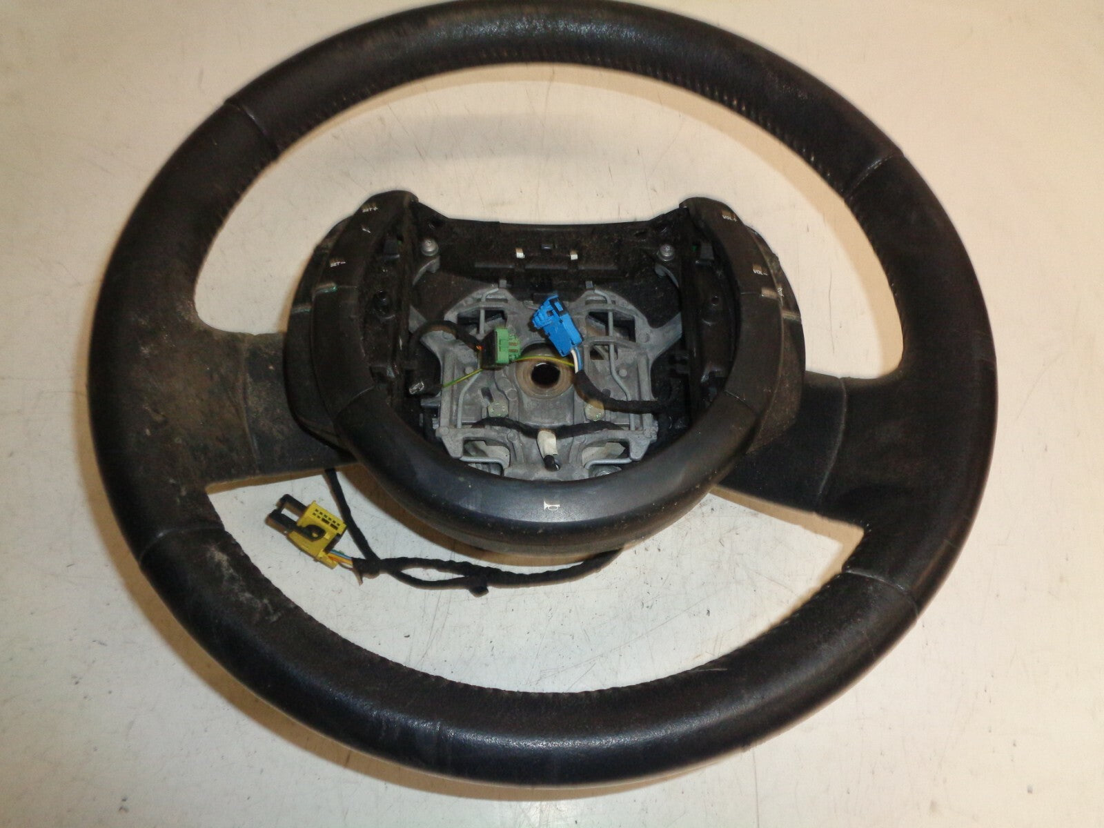 CITROEN C4 GRAND PICASSO 2007-2013 BLACK LEATHER STEERING WHEEL 96821566ZD