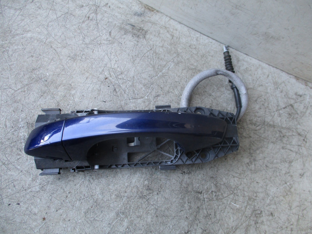 2017 VW VOLKSWAGEN GOLF MK7 NSF PASSENGER SIDE FRONT EXTERIOR DOOR HANDLE BLUE