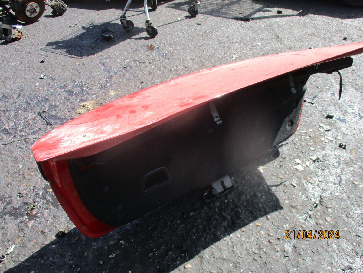 VOLVO S60 2014 MK2 D2 REAR TAILGATE BOOTLID RED