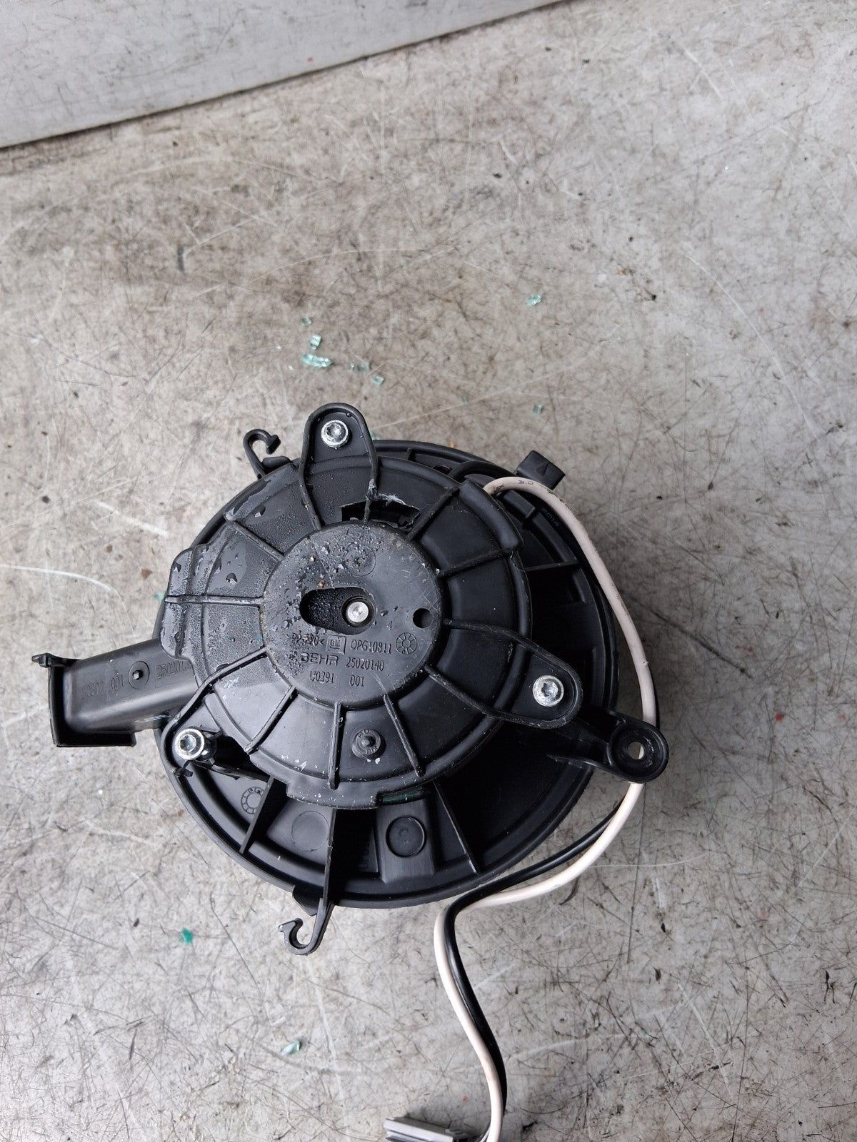2008 CITROEN C2 HEATER BLOWER MOTOR 25020139