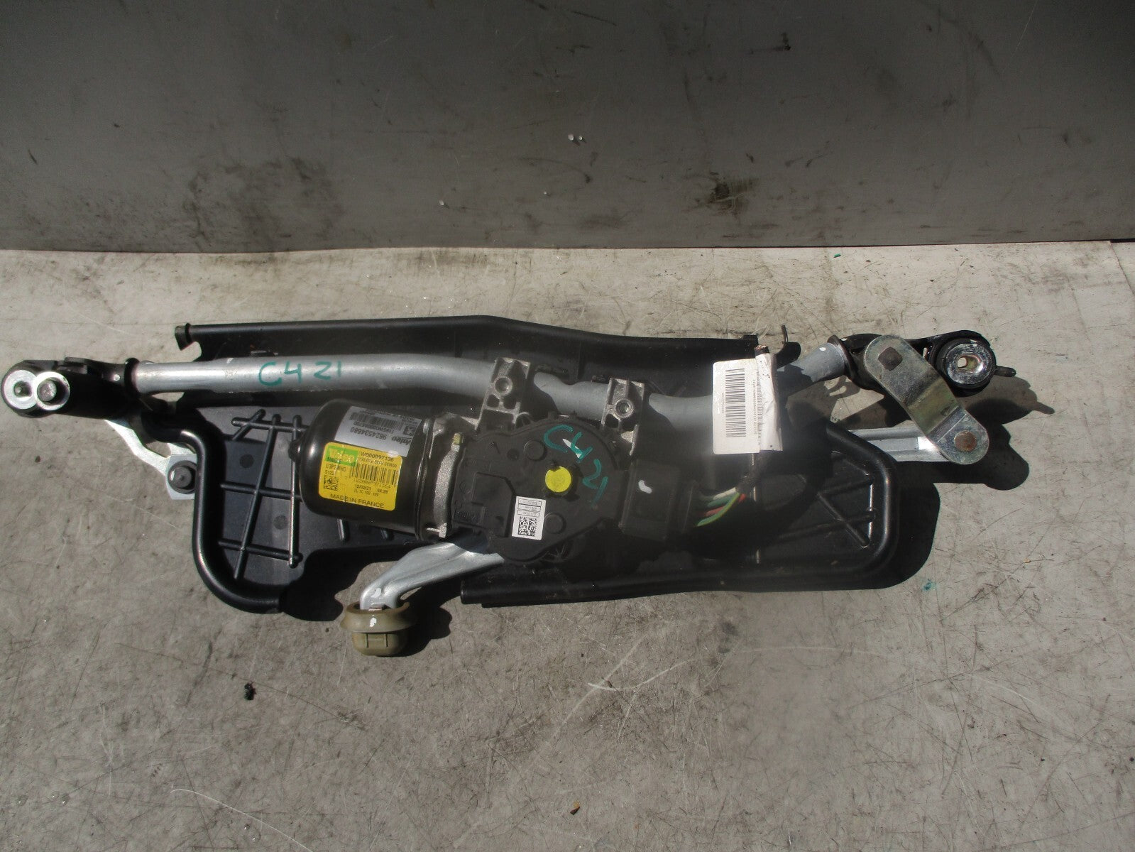 2021 CITROEN C4 MK3 FRONT WINDSCREEN WIPER MOTOR & LINKAGE 9824534680