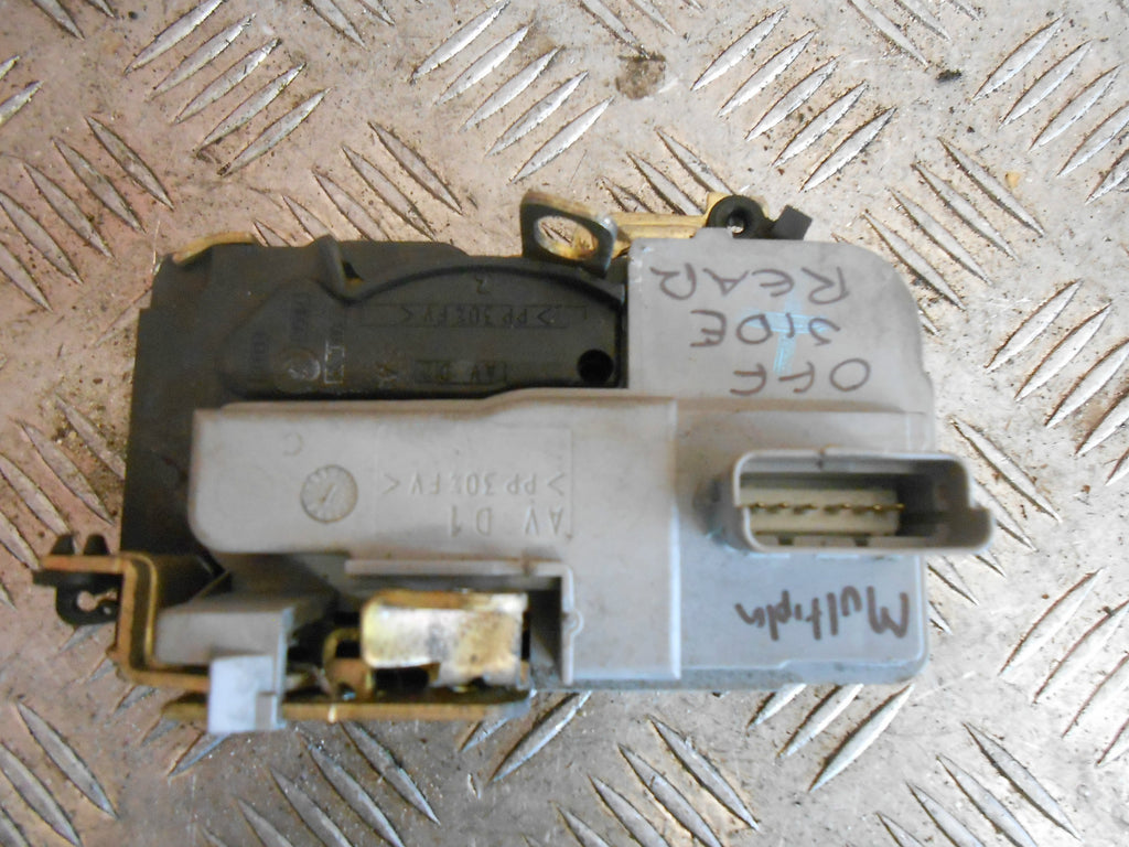 FIAT MULTIPLA 186 2002 OSR DRIVER SIDE REAR DOOR LOCK MECH MECHANISM