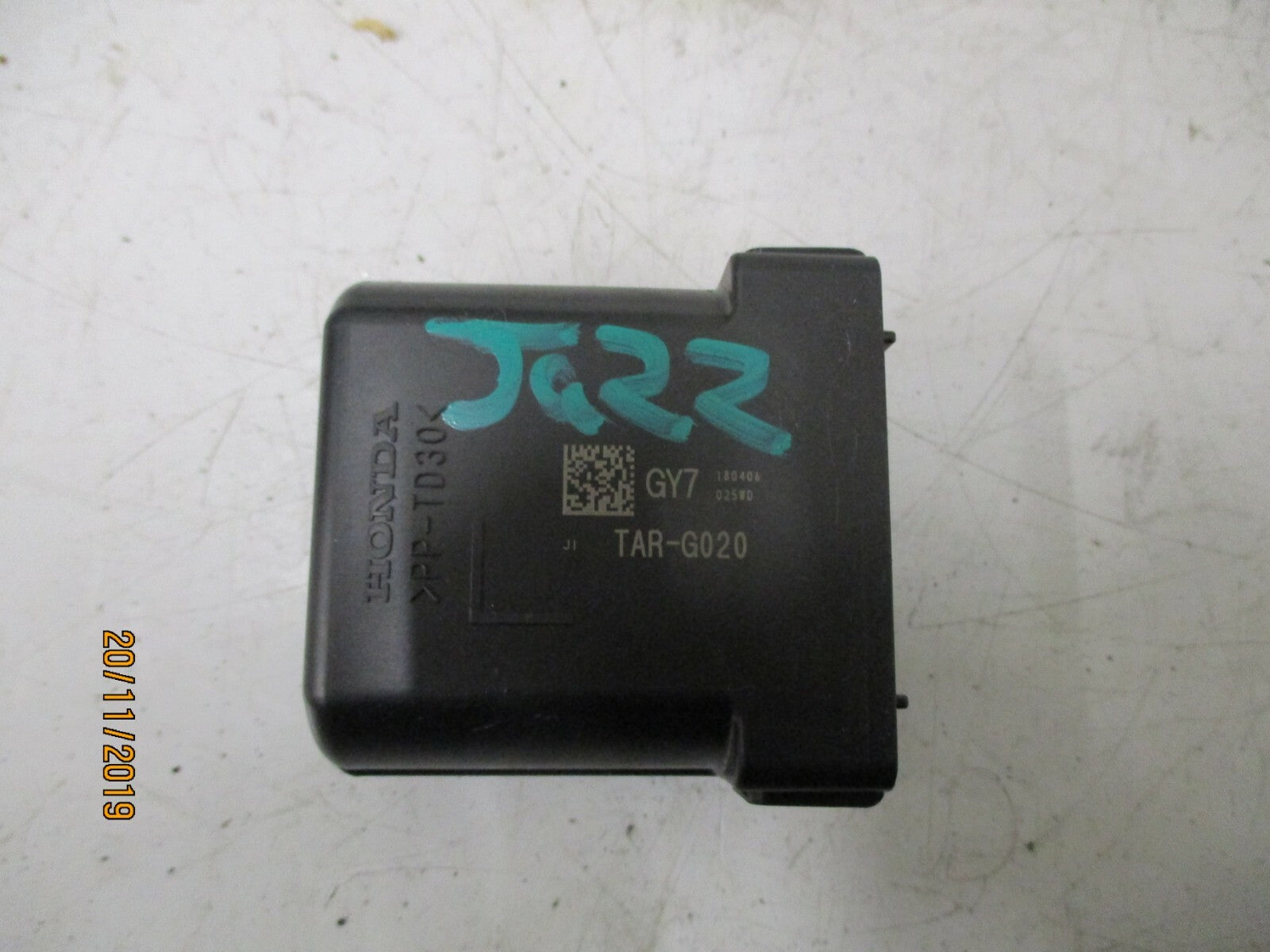 HONDA JAZZ MK4 2018 1.3 PETROL SENSOR MODULE UNIT GY7 TAR-G020 180406 025WD