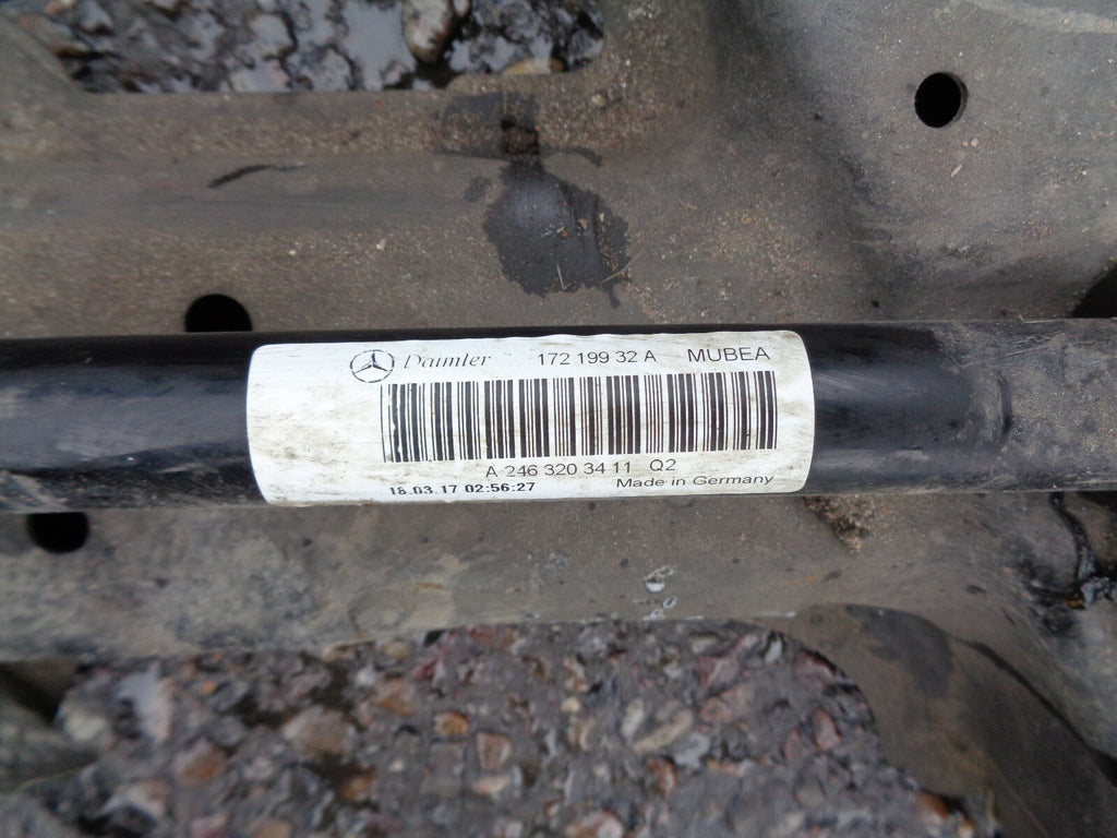 MERCEDES A CLASS 2017 FRONT SUBFRAME SUPPORT  MOUNT BEAM AXLE A2463203411