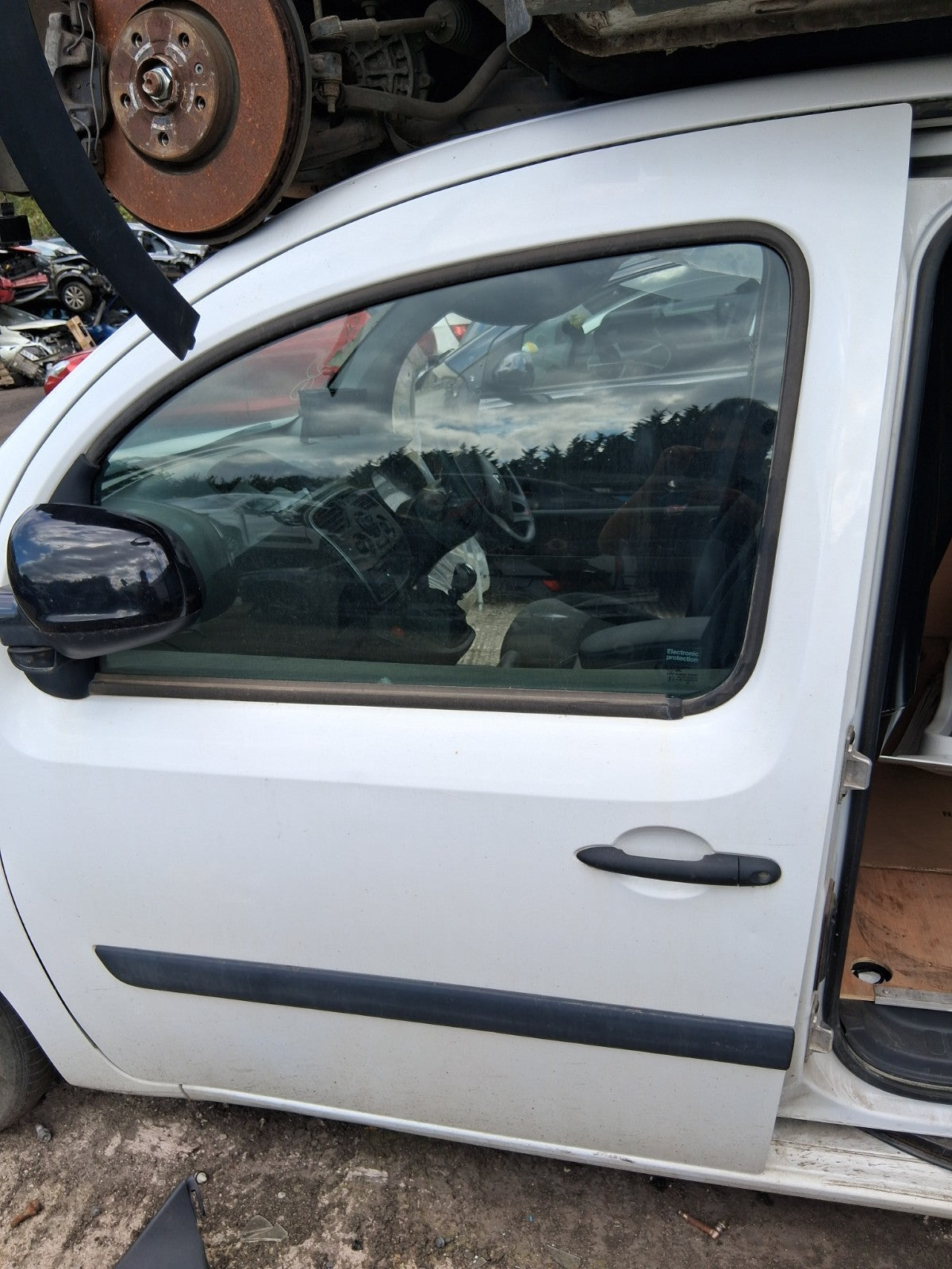 2020 RENAULT KANGOO MK2 NSF PASSENGER SIDE FRONT LEFT BARE DOOR WHITE