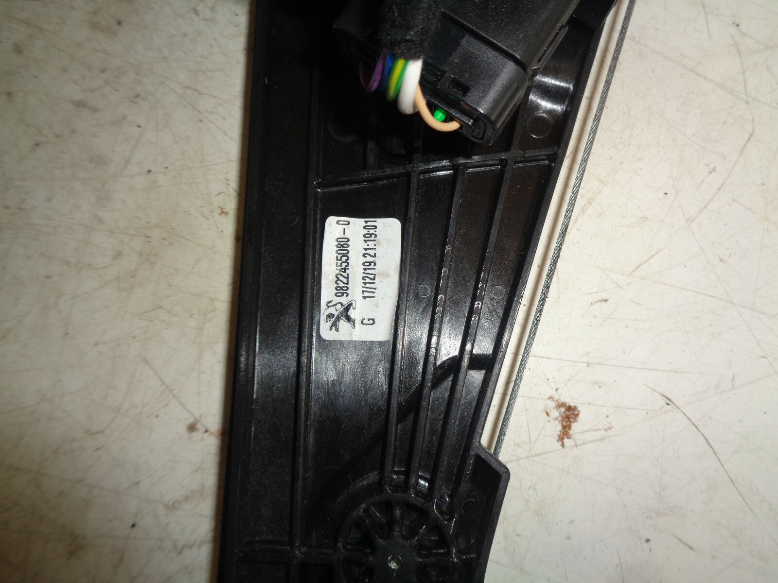 CITROEN C5 AIRCROSS 2019 NSR PASSENGER REAR WINDOW REGULATOR MOTOR 9822455080