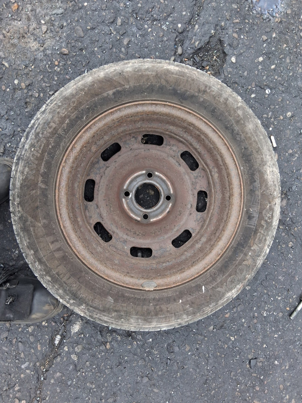2014 PEUGEOT 208 MK1 15 INCH STEEL WHEEL WITH TYRE 185/65R15 REF 2