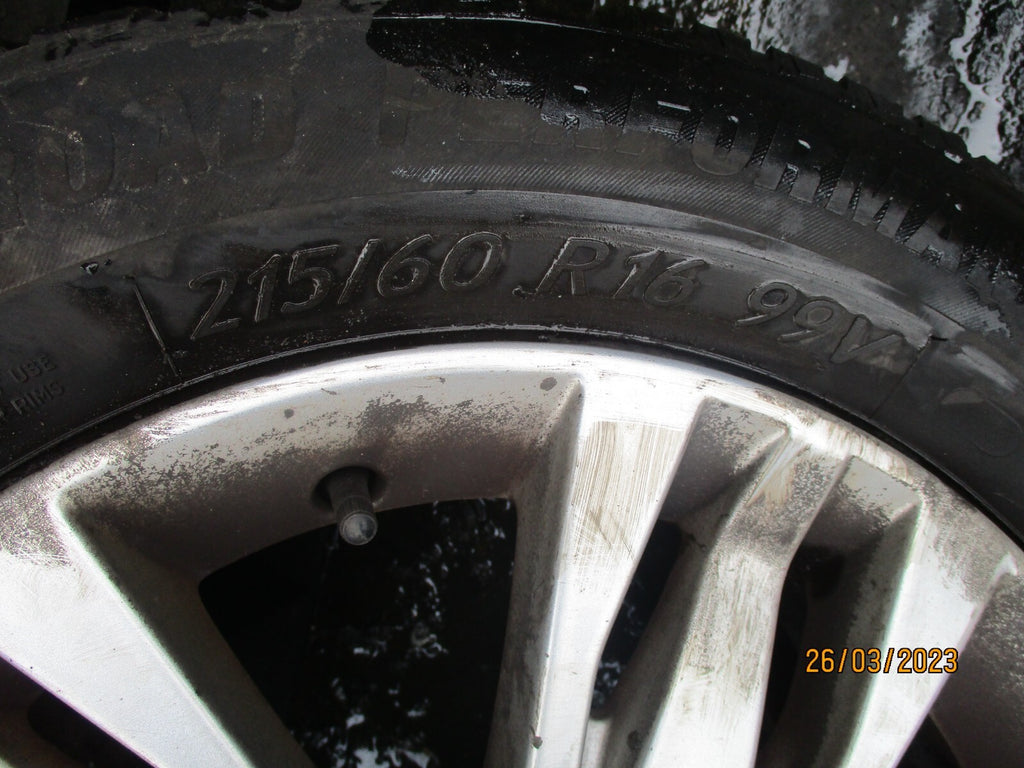 FORD S MAX 2010 16 INCH SINGLE ALLOY WHEEL WITH TYRE 215/60R16