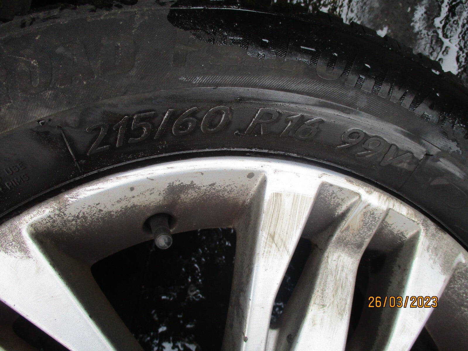 FORD S MAX 2010 16 INCH SINGLE ALLOY WHEEL WITH TYRE 215/60R16