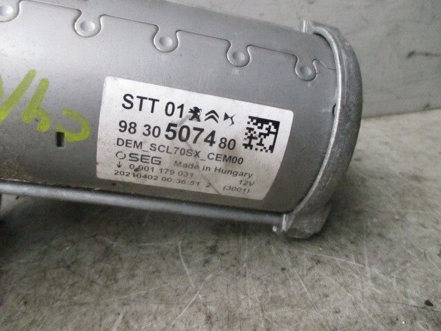 CITROEN C4 MK3 2021 1.2 PETROL STARTER MOTOR  9830507480