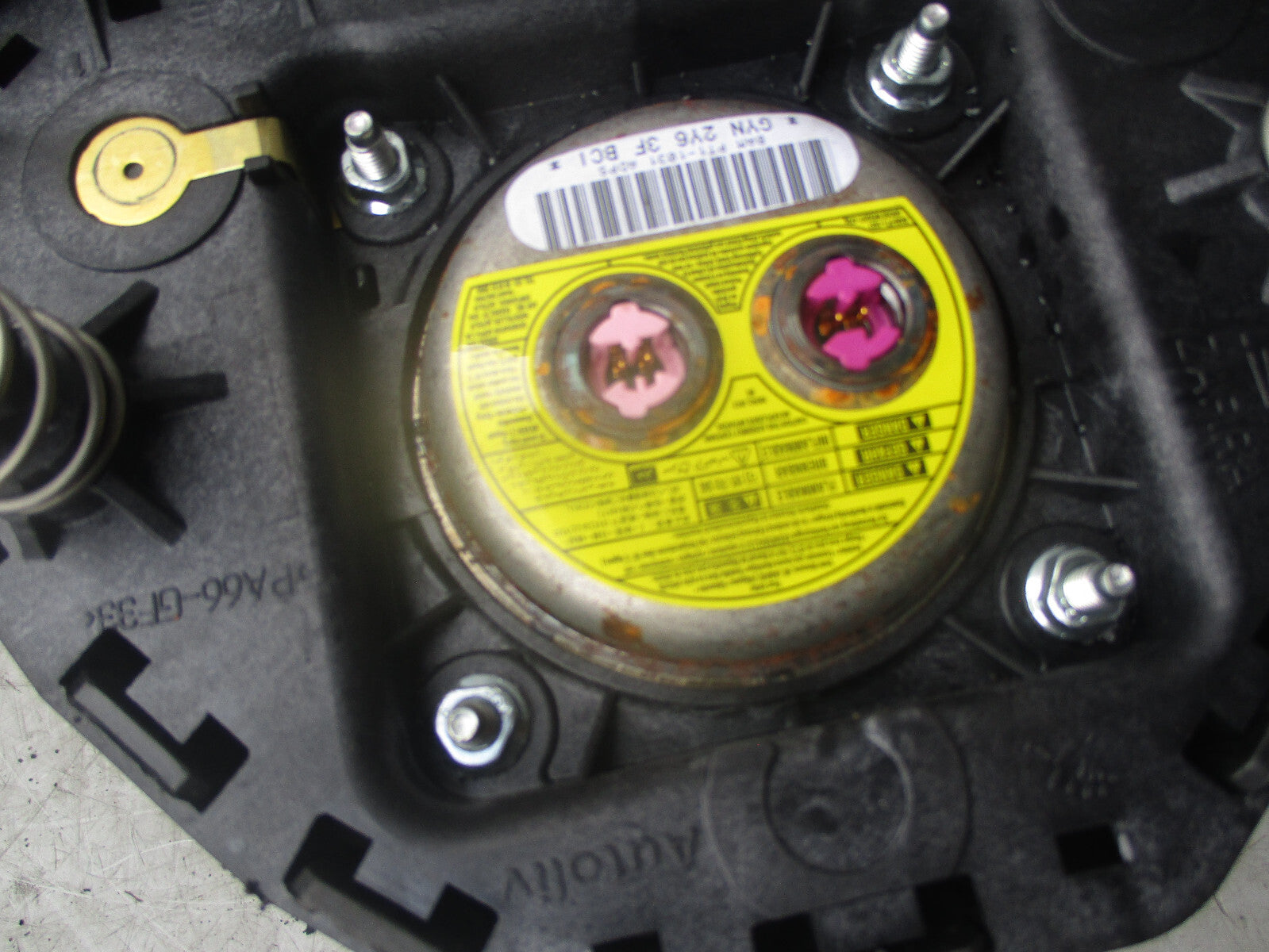 VAUXHALL ZAFIRA 2013 DRIVER STEERING WHEEL AIRBAG 13374705