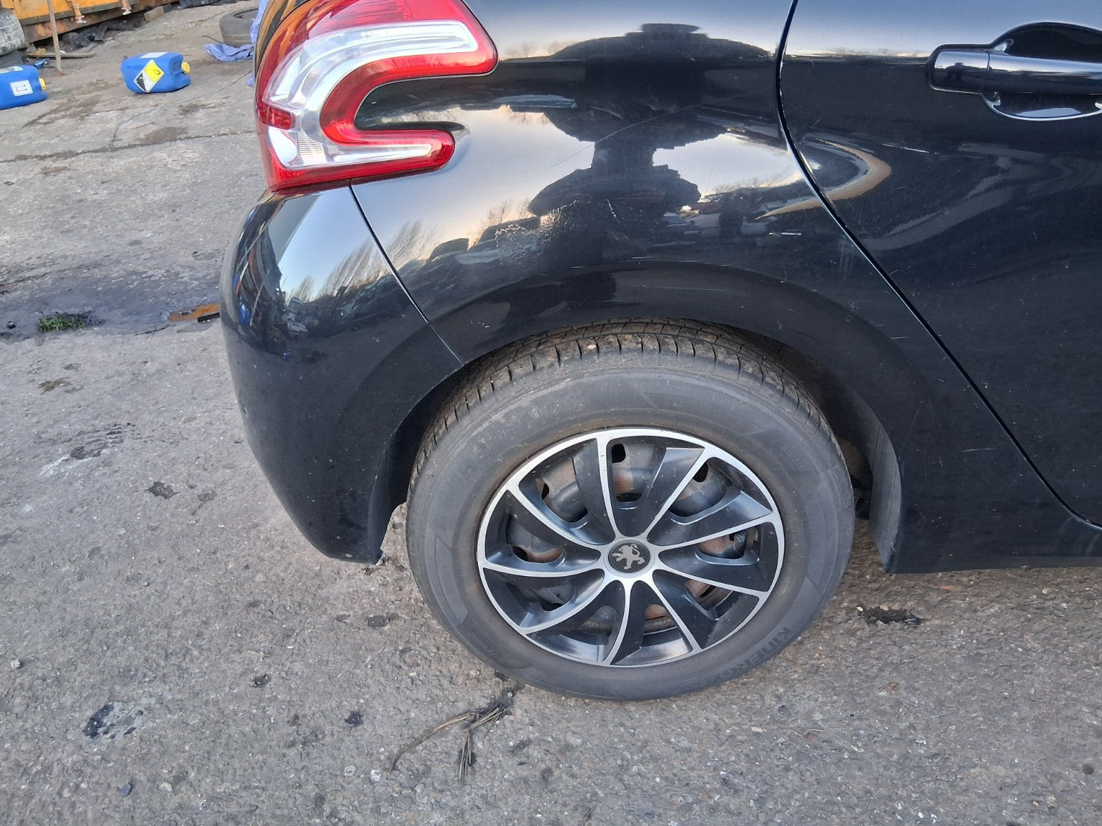 2014 PEUGEOT 208 15 INCH STEEL WHEEL WITH TYRE 185/65R15