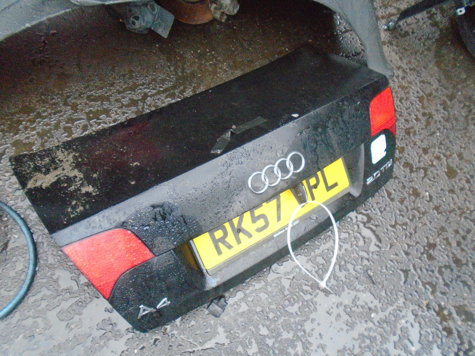 AUDI A4 2007 B7 REAR COMPLETE BOOTLID TAILGATE BLACK