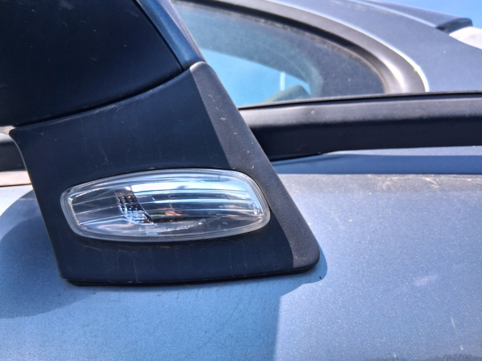 2009 PEUGEOT 207 OS DRIVER SIDE ELECTRIC WING MIRROR GREY
