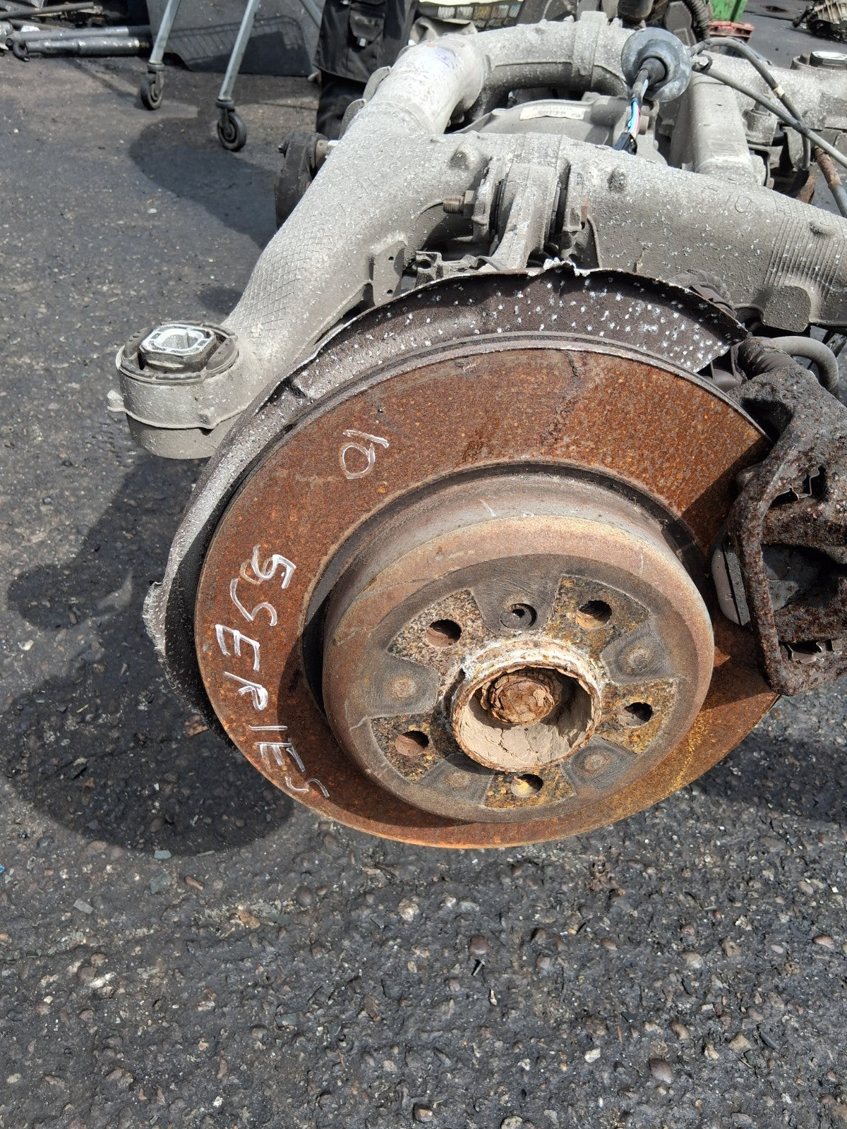 2010 BMW 5 SERIES F10 N47 2.0 DIESEL 6 SPEED DIFF & REAR AXLE 7578149 RATIO 3:38