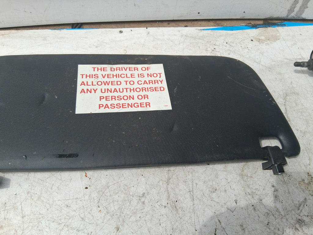 2018 MERCEDES SPRINTER W907 NSF PASSENGER SIDE FRONT LEFT SUN VISOR SHADE