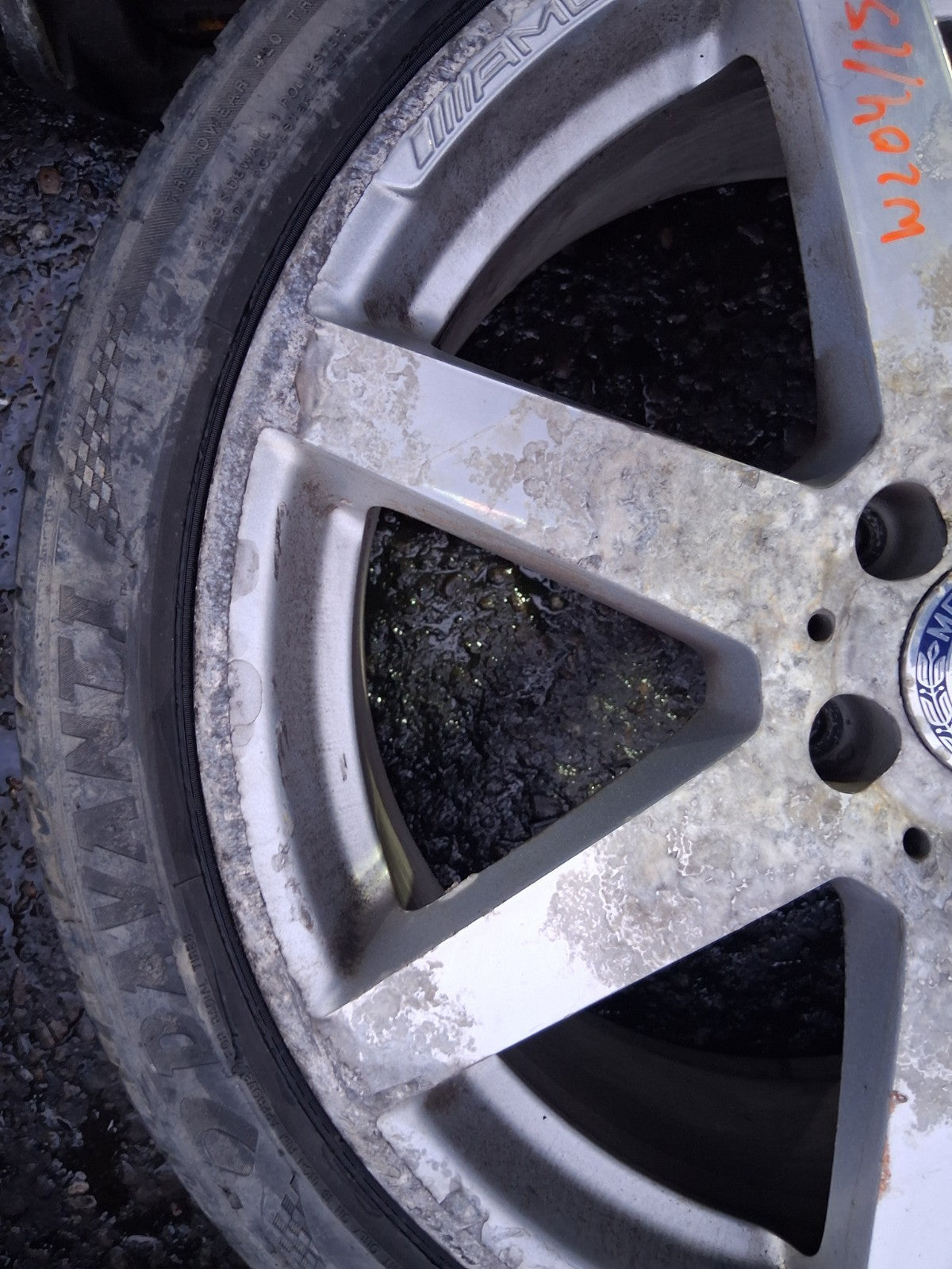 2015 MERCEDES W204 C CLASS COUPE 18 INCH ALLOY WHEEL WITH TYRE 225/40R18