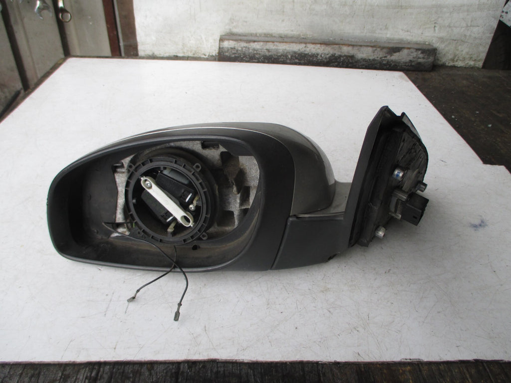 VAUXHALL VECTRA C 2003 NS PASSENGER SIDE ELECTRIC DOOR WING MIRROR GREY / SILVER