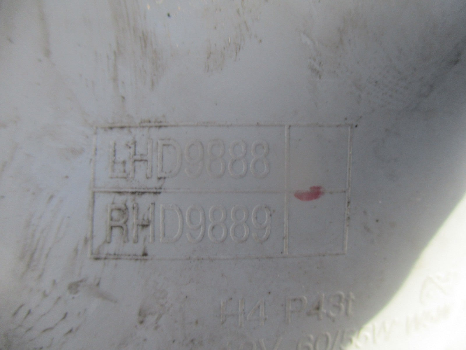 2002 DAEWOO MATIZ NS PASSENGER SIDE HEADLIGHT HEADLAMP
