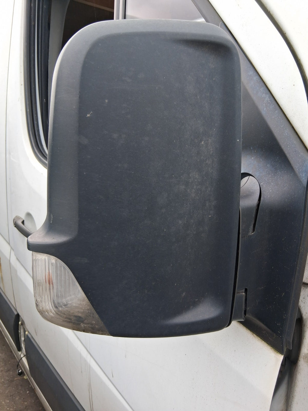 2016 MERCEDES SPRINTER MK2 W906 OSF DRIVER SIDE RIGHT WING MIRROR BLACK