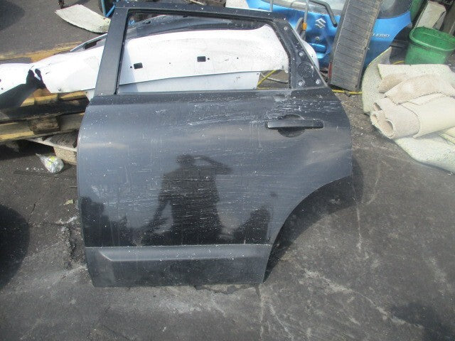 2010 NISSAN QASHQAI J10 +2 PLUS 2 NS PASSENGE SIDE REAR DOOR COMPLETE BLACK Z11G