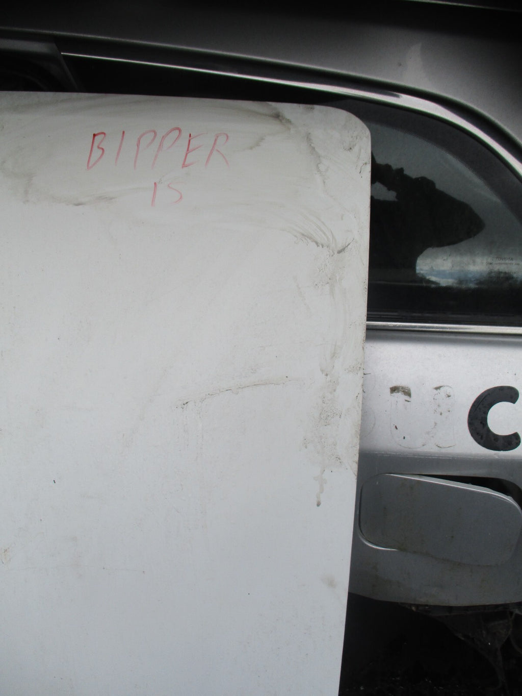 PEUGEOT BIPPER 2015 NSR PASSENGER SIDE SLIDING LOADING DOOR WHITE