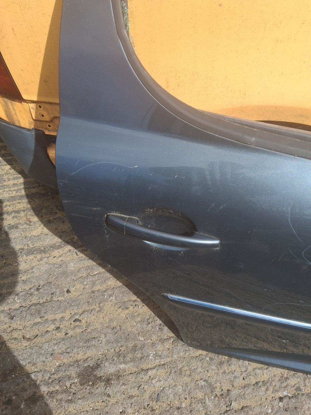 2010 PEUGEOT 207 HATCHBACK OSR DRIVER SIDE REAR DOOR GREY