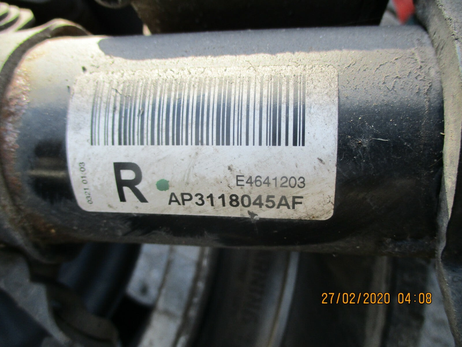 FORD B MAX 1.6 PETROL 2017 COMPLETE FRONT SUB FRAME AXLE DISC HUB SHOCK SPRING