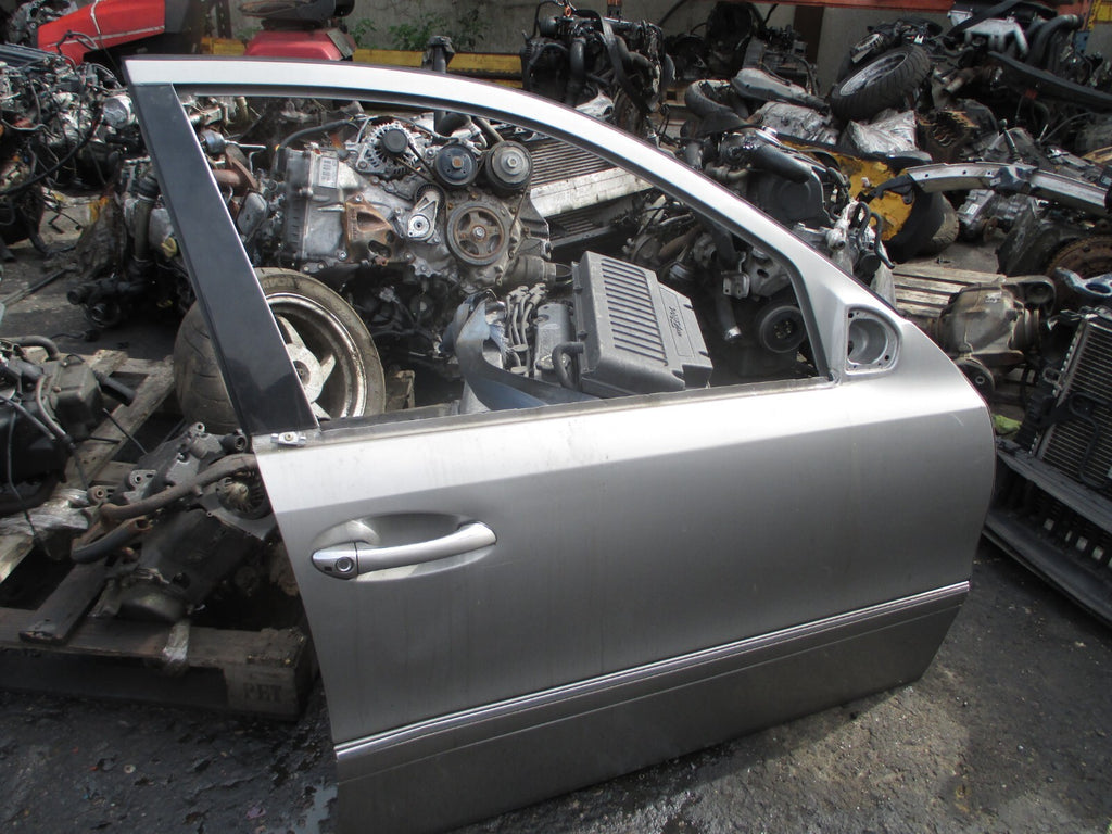 MERCEDES BENZ E CLASS W211 2003 OSF DRIVER SIDE FRONT BARE DOOR SILVER