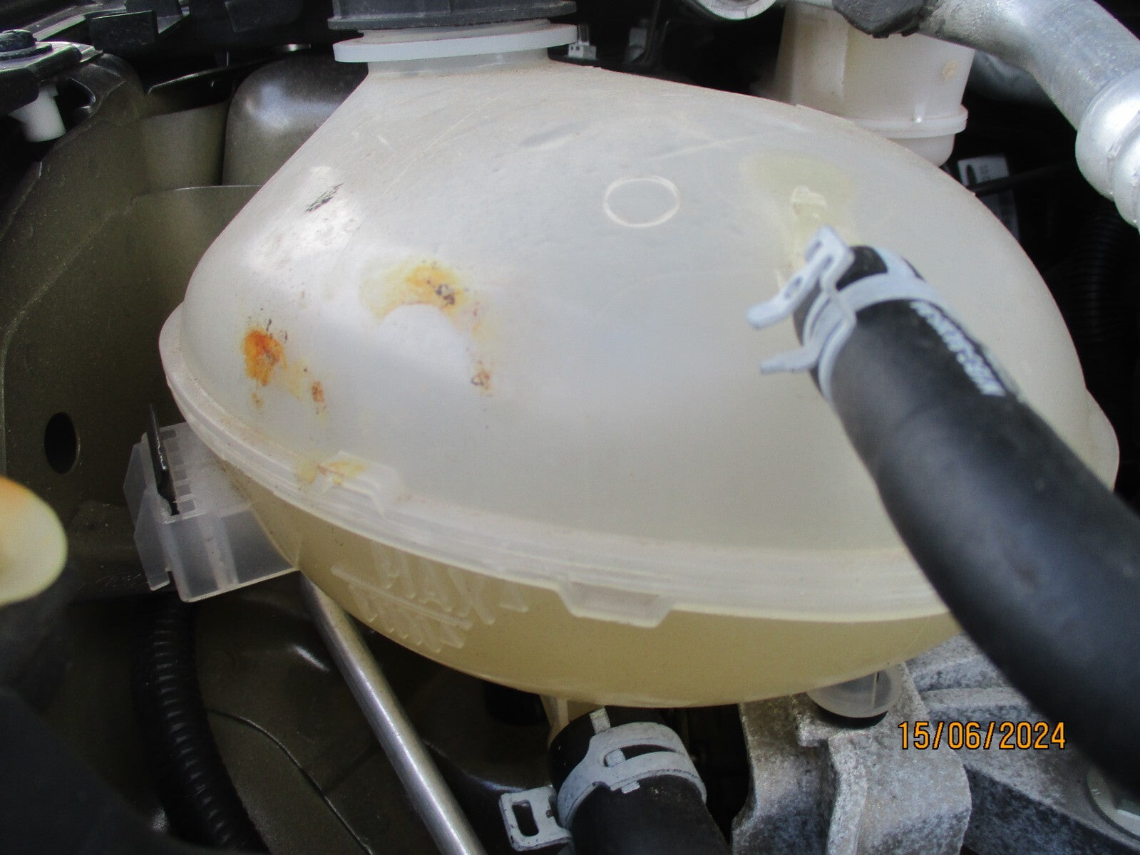 FORD FIESTA MK8 2023 COOLANT WATER EXPANSION OVERFLOW TANK