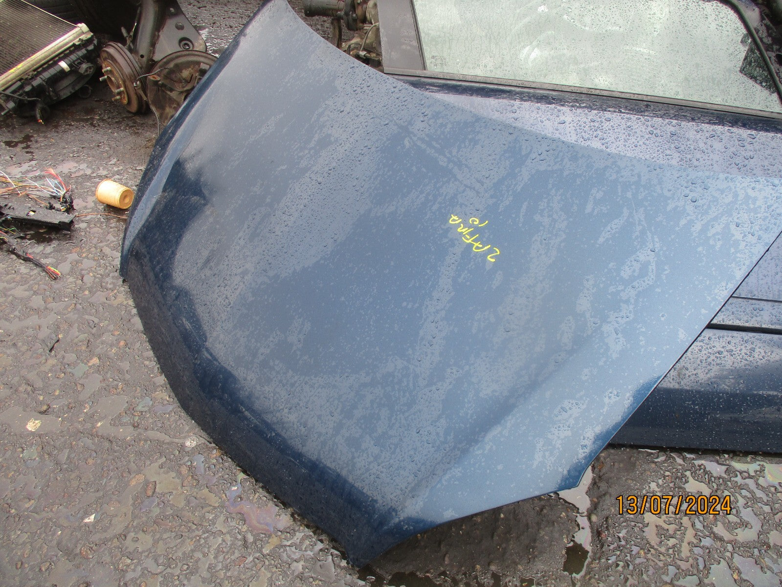 2011 VAUXHALL ZAFIRA B FRONT BONNET PANEL Z22A WATERWORLD BLUE