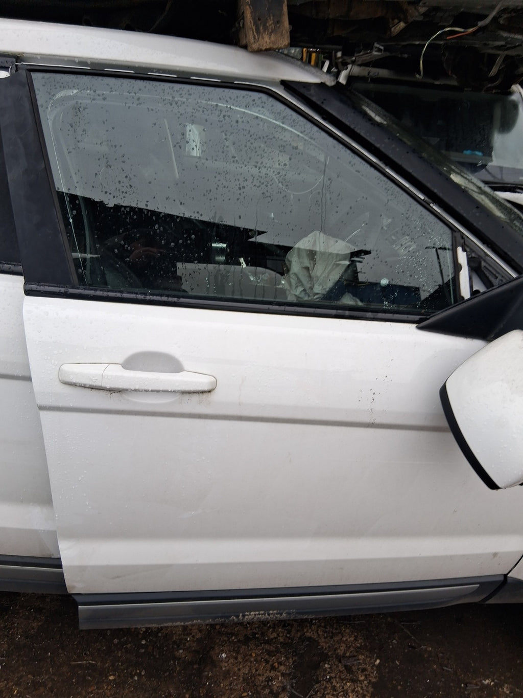 2015 RANGE ROVER EVOQUE L538 OSF DRIVER SIDE FRONT RIGHT BARE DOOR WHITE